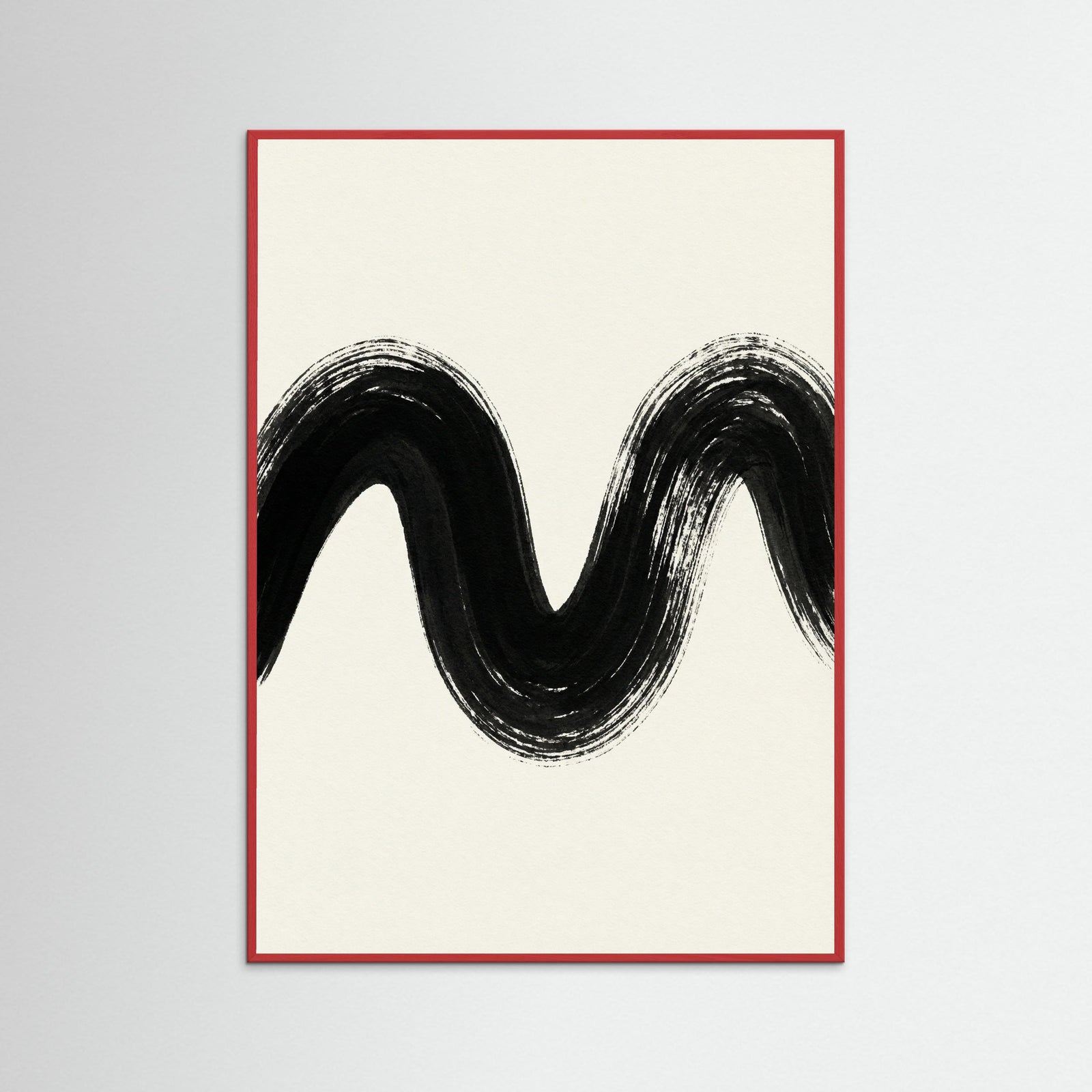 Red Wood Zen Strokes