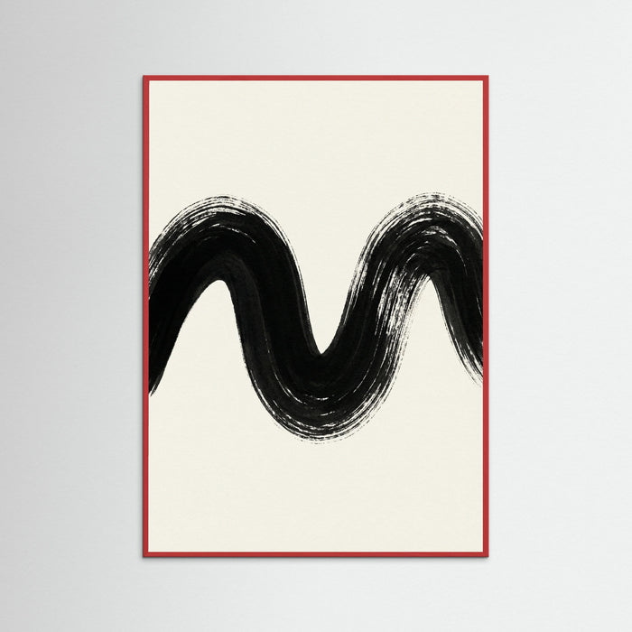 Red Wood Zen Strokes