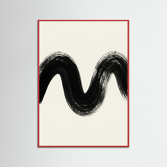 Red Wood Zen Strokes