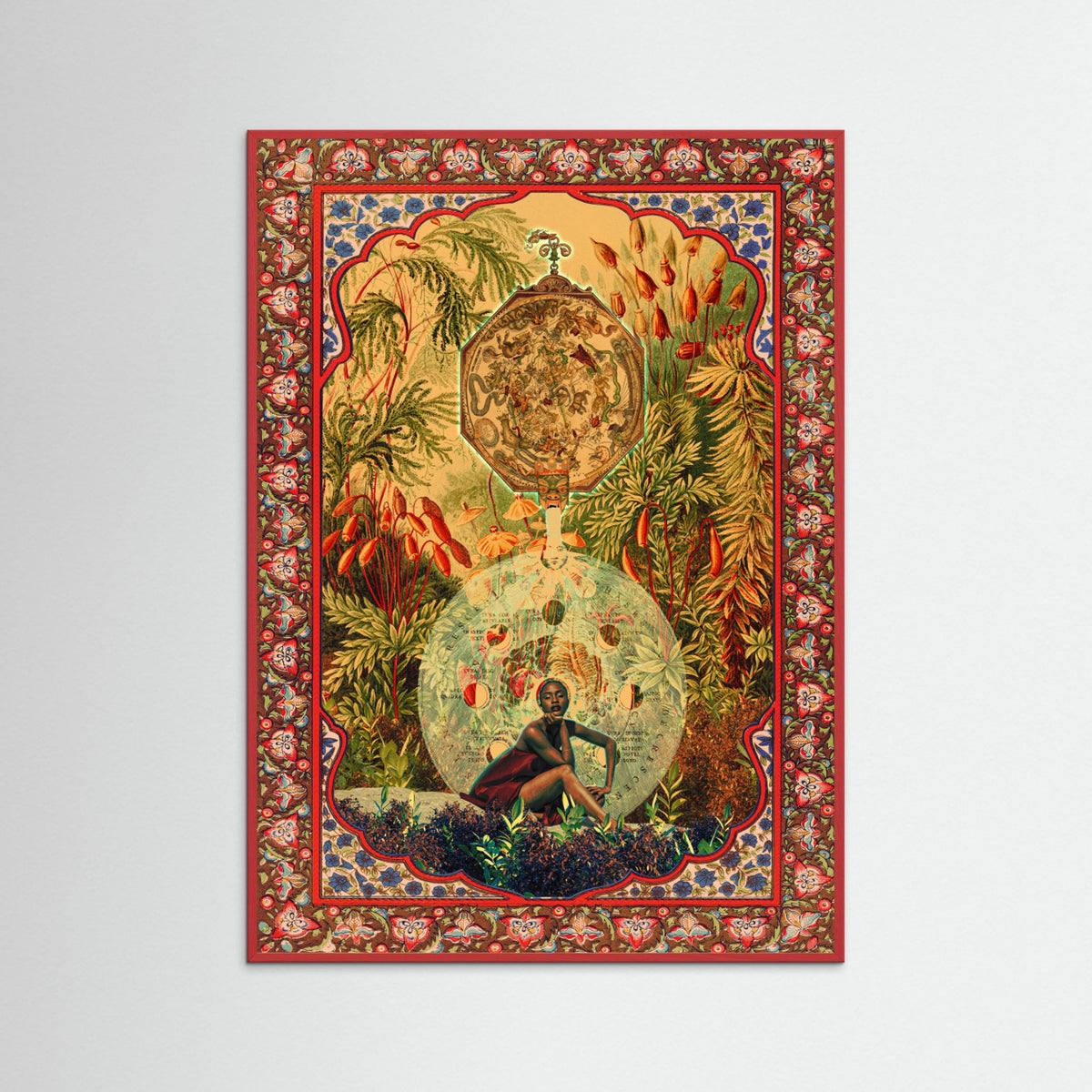 Red Wood Zodiac Queen Poster