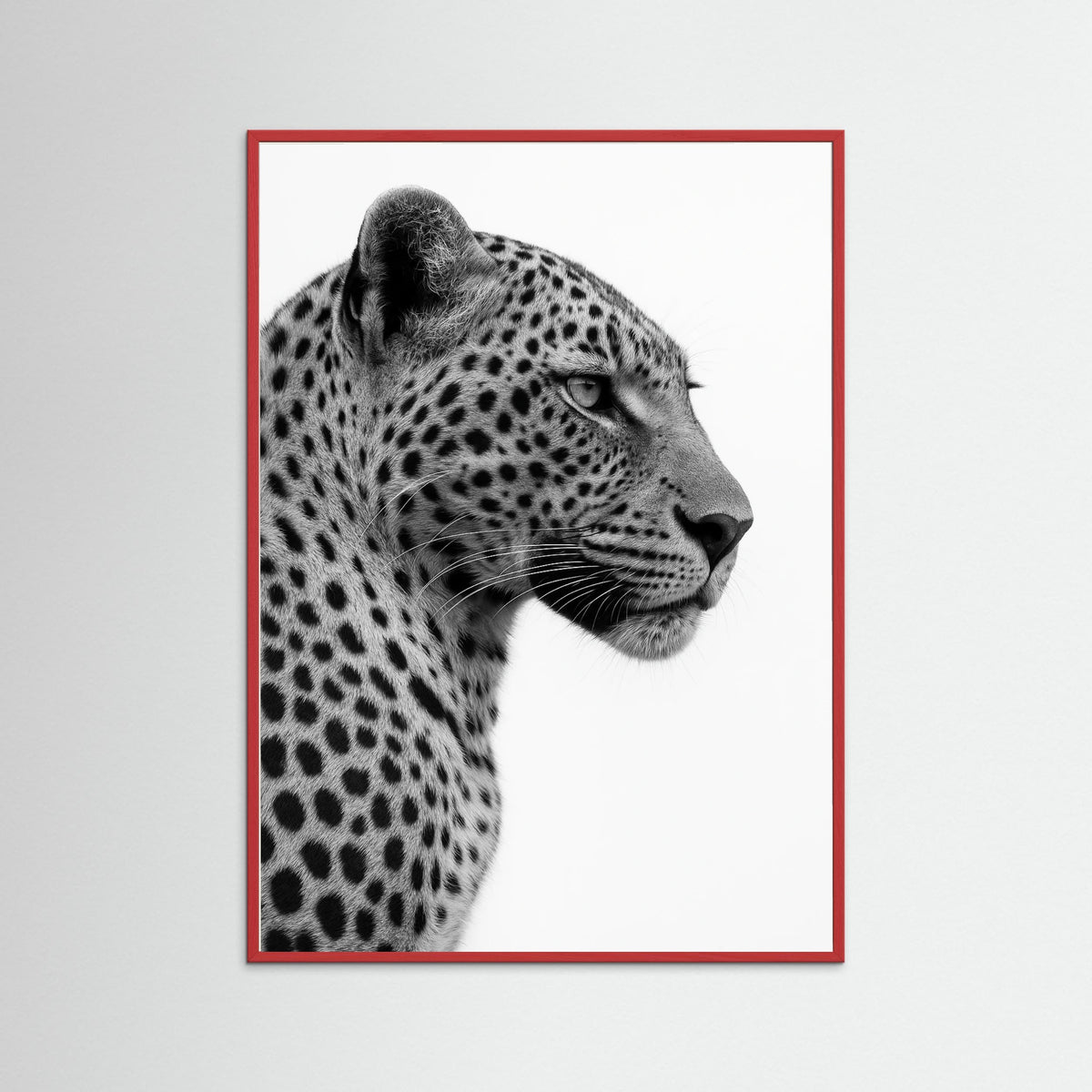 Red Wood photo Leopard Profile