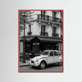 Red Wood photo Parisian Cafe Scene