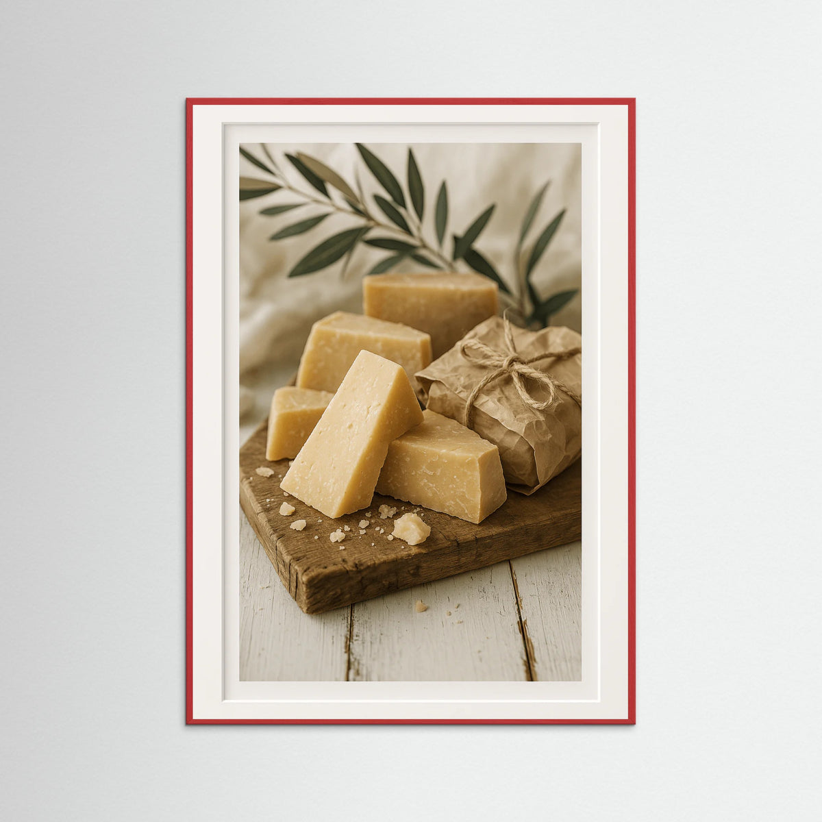Red Wood photo Rustic Cheese Display