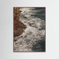 sea waves and rocks Poster – plakat og kunsttryk
