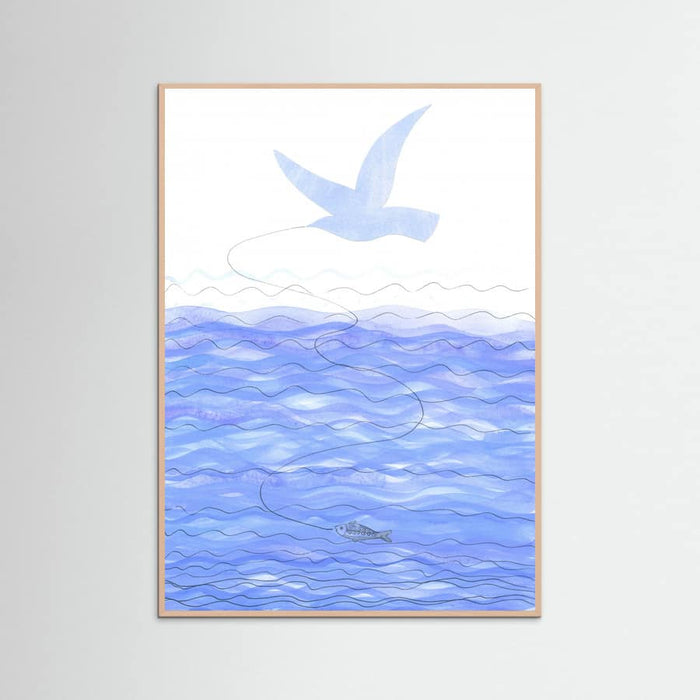 Above the Ocean Waves Poster – poster and art print