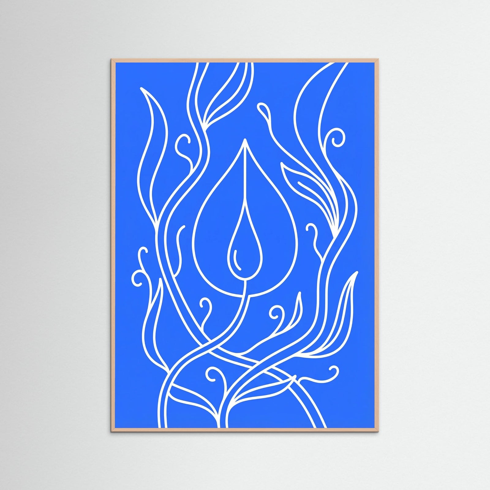 Rose Wood Abstract Bloom