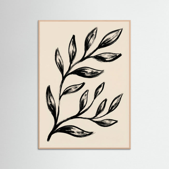 Rose Wood Abstract Blooms