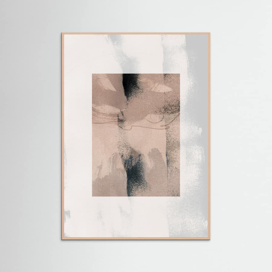 Abstract Brush Strokes 17x Poster – plakat og kunsttryk