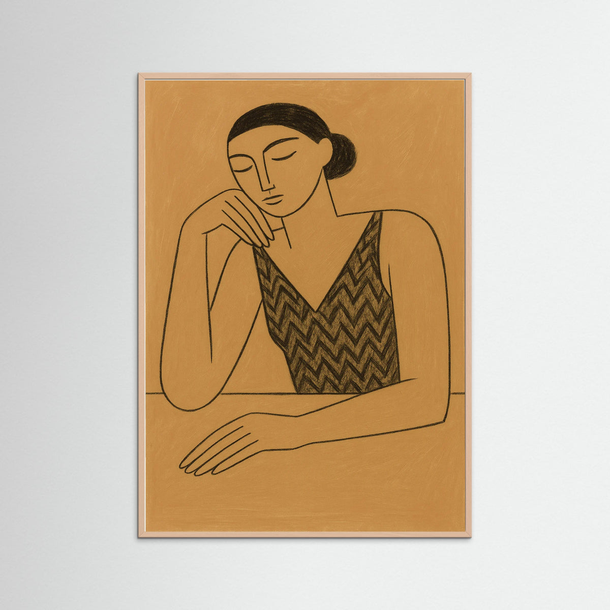 Rose Wood Abstract Contemplation 2