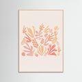 Rose Wood Abstract Coral Garden