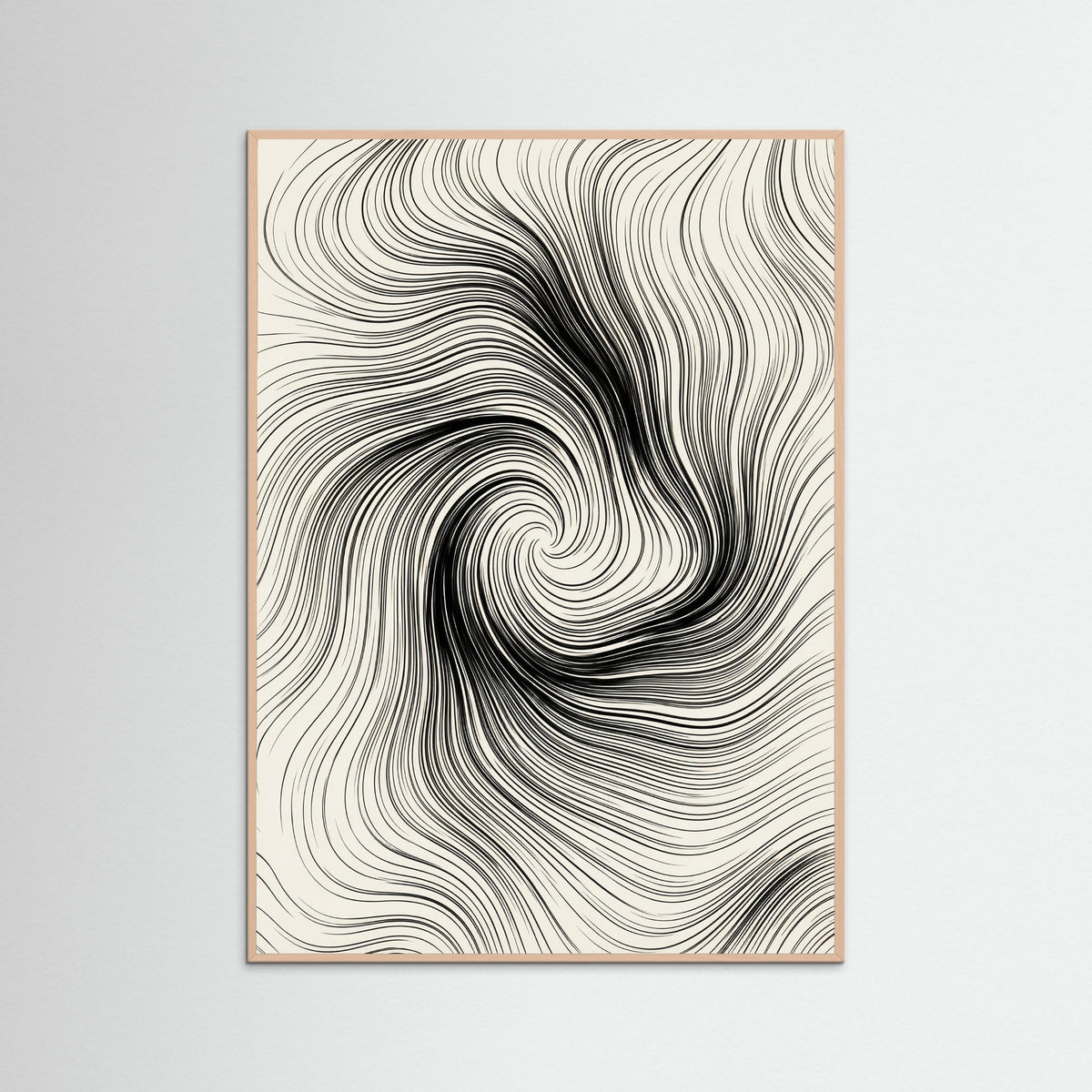 Rose Wood Abstract Currents