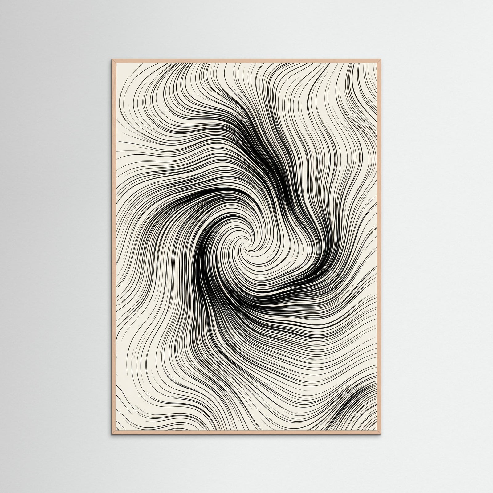 Rose Wood Abstract Currents