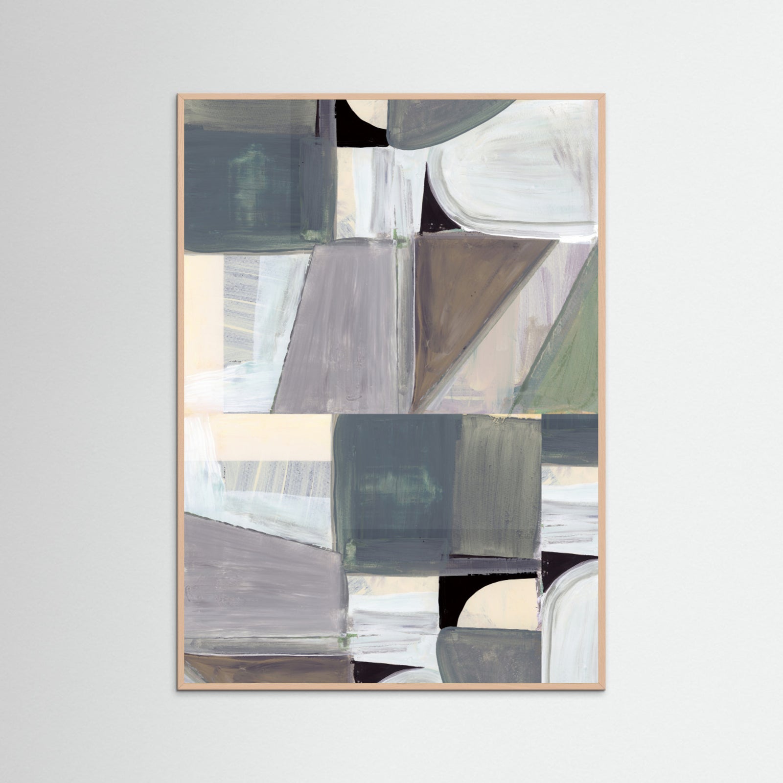 Rose Wood Abstract Desaturate No1 Poster
