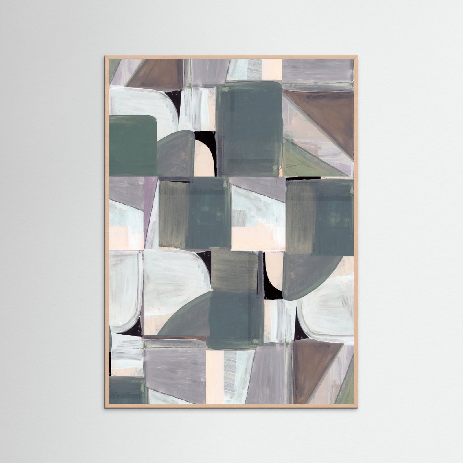 Rose Wood Abstract Desaturate No3 Poster