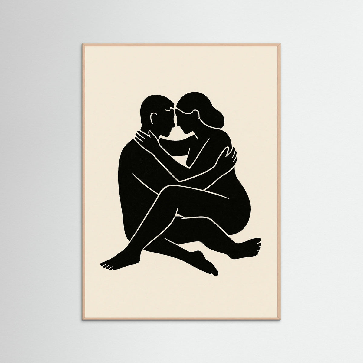 Rose Wood Abstract Figure