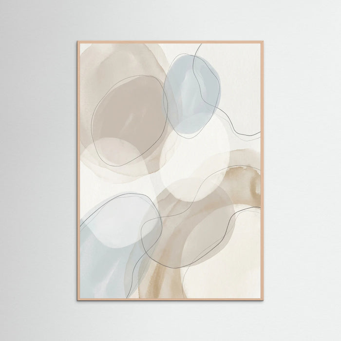 Rose Wood Abstract Flow