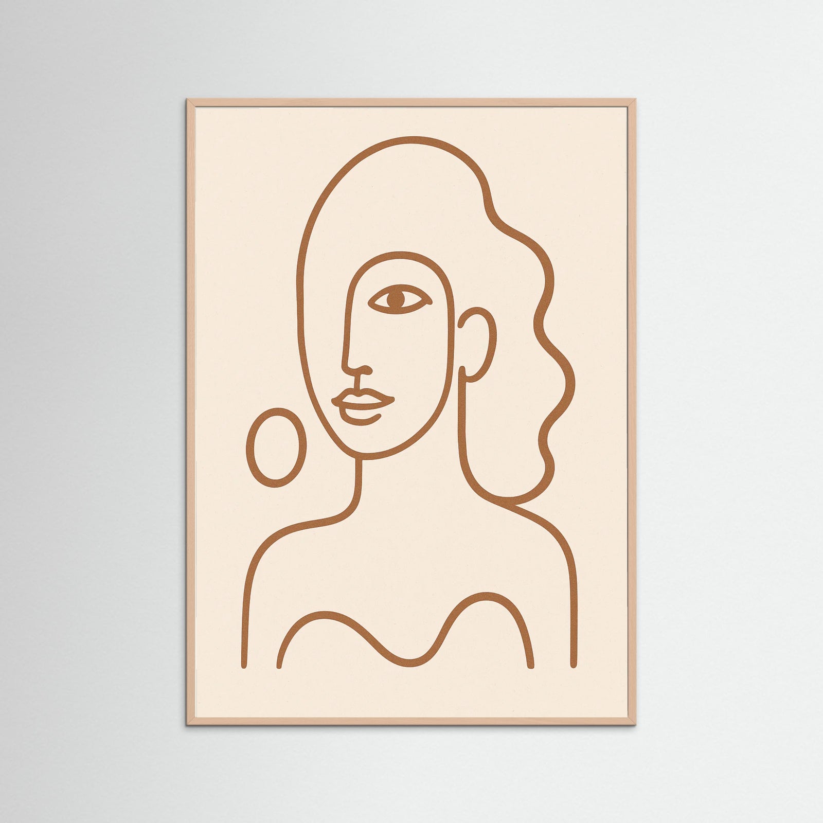 Rose Wood Abstract Gaze