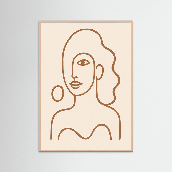 Rose Wood Abstract Gaze