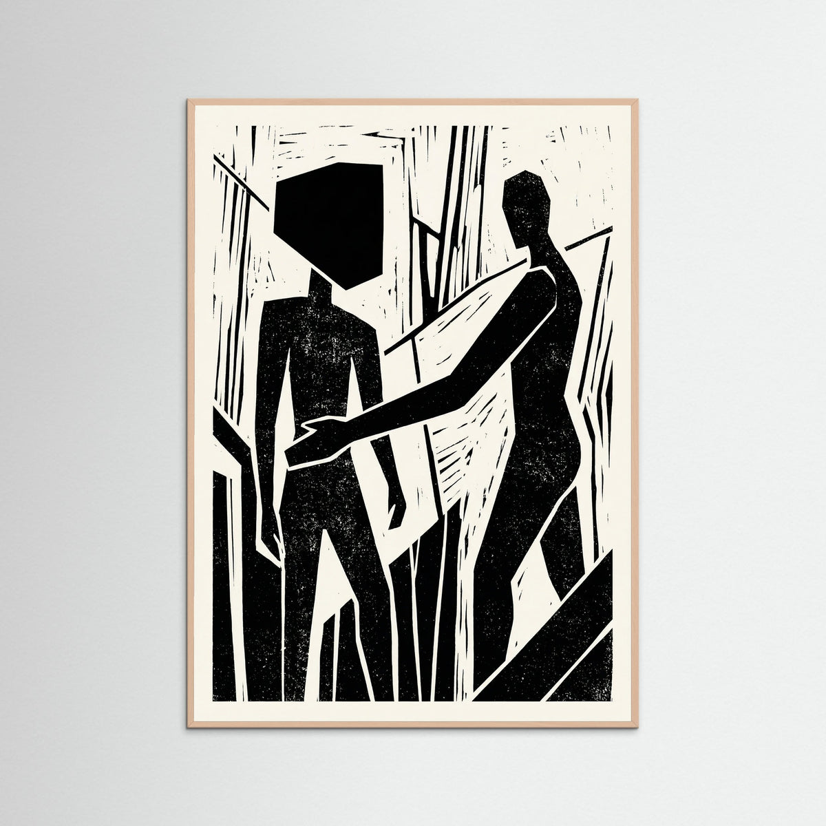 Rose Wood Abstract Gaze