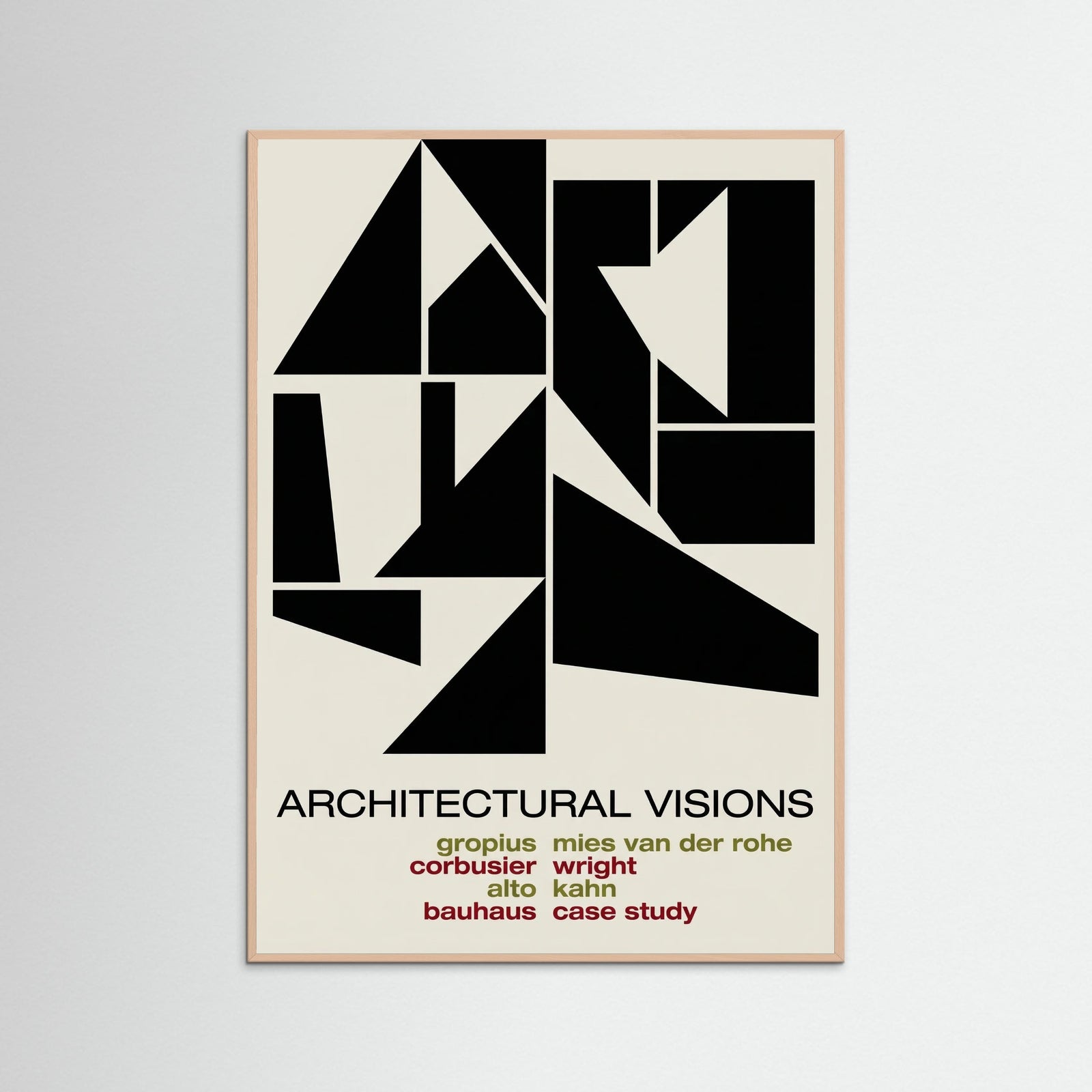 Rose Wood Abstract Graphic Exhibition