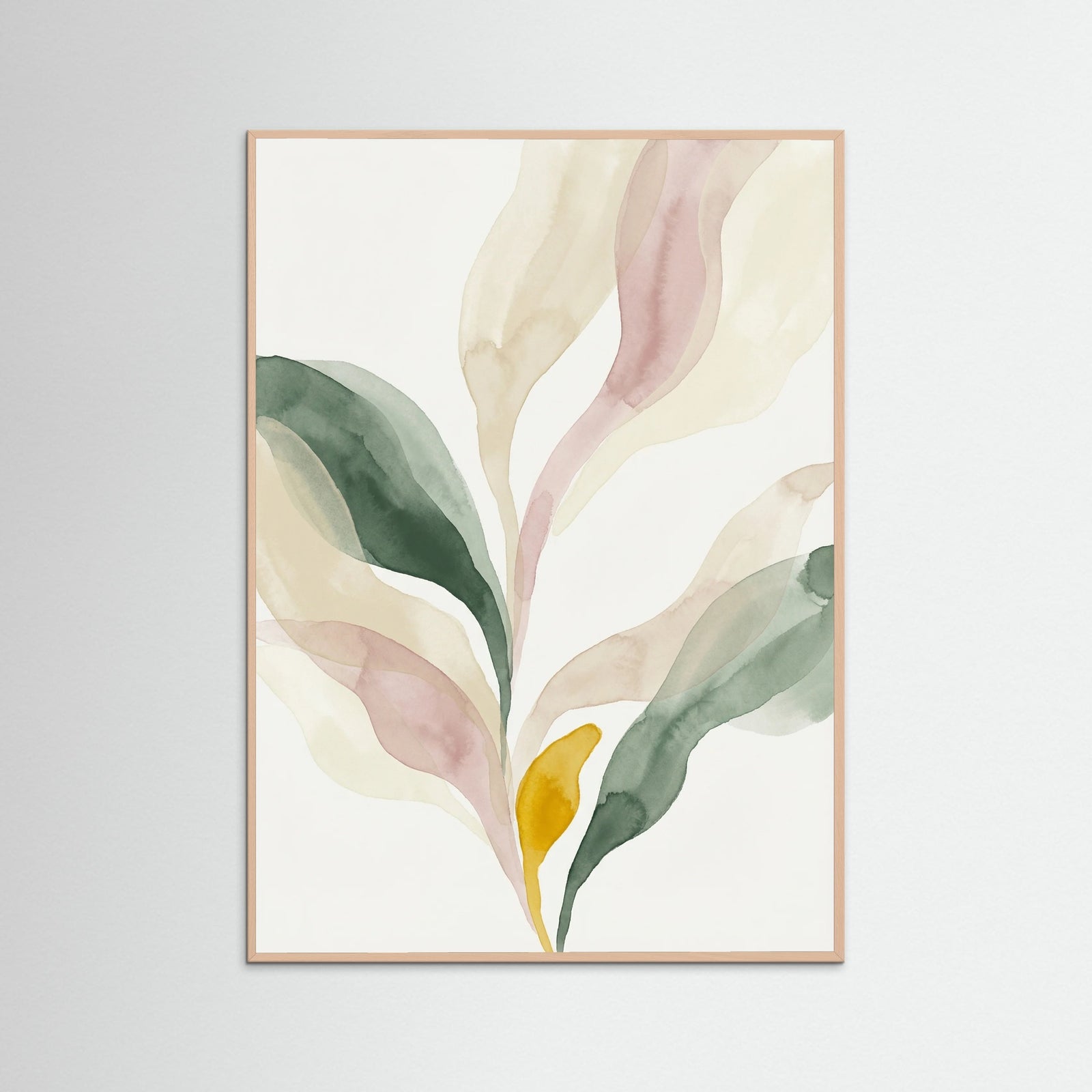 Rose Wood Abstract Petal Forms