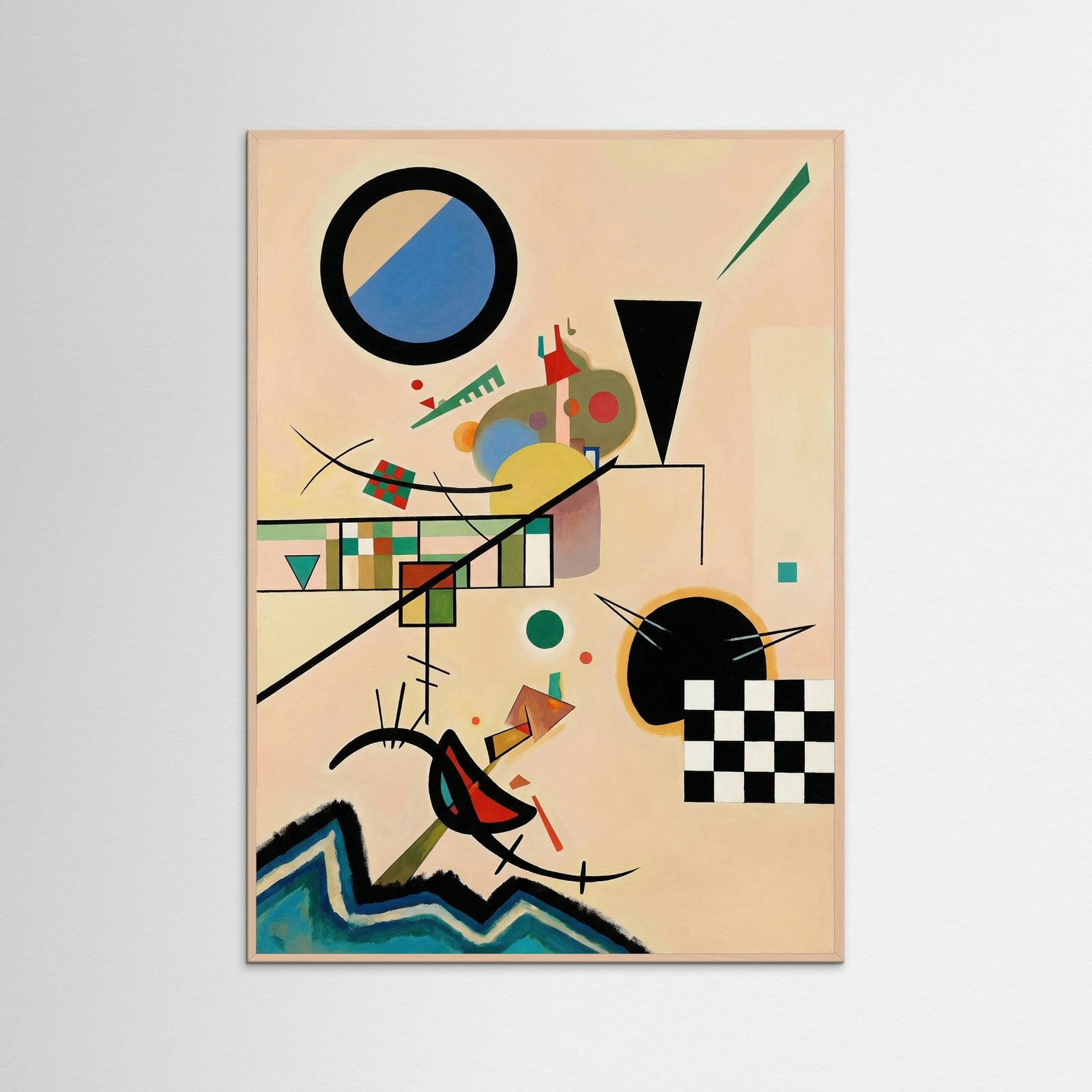 Rose Wood Abstract Rhythm