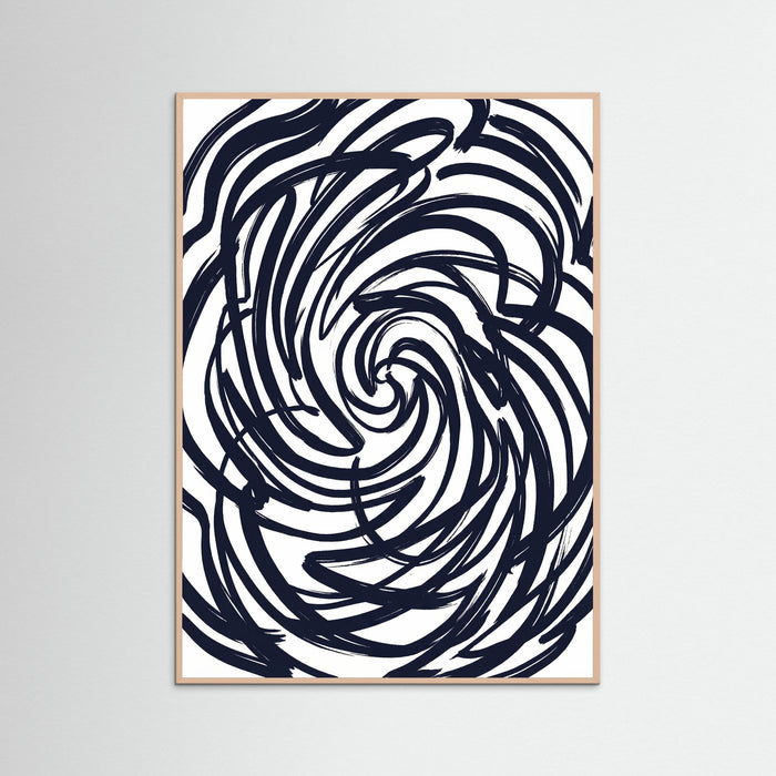 Rose Wood Abstract Strokes