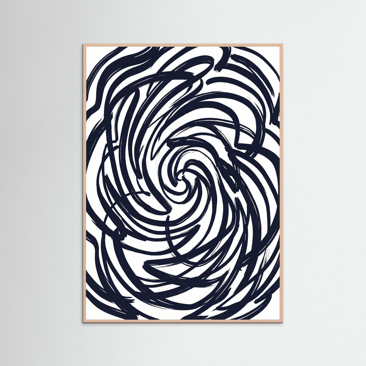 Rose Wood Abstract Strokes