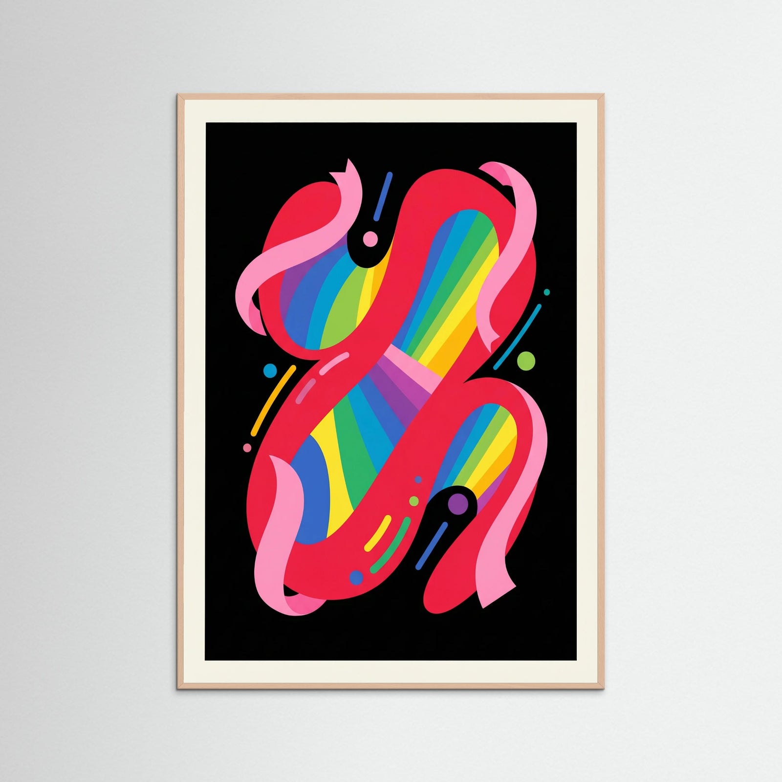 Rose Wood Abstract Vibrancy