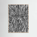 African Zebra striped camouflage -juliste – juliste ja taidepainatus