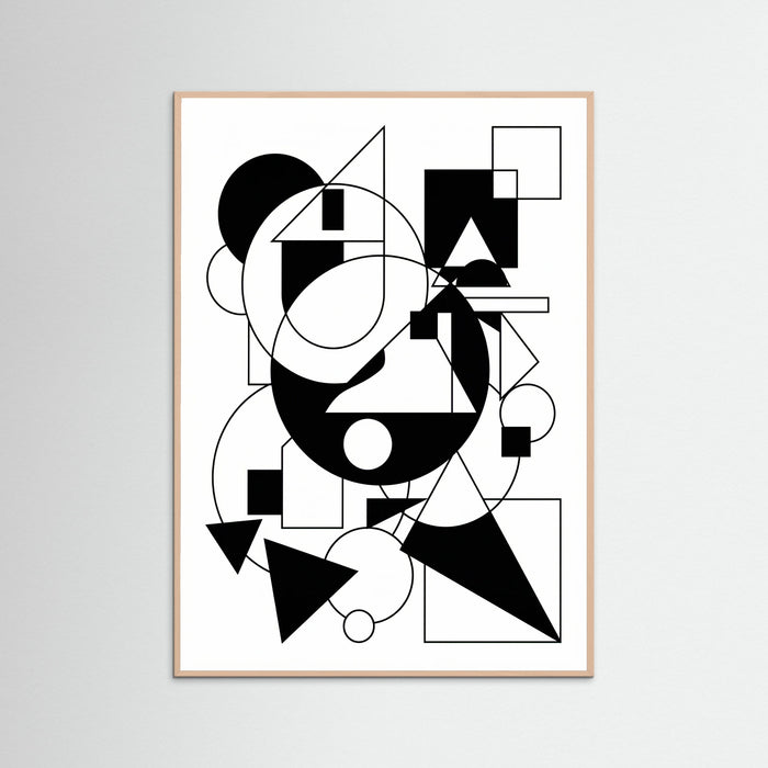 Rose Wood Art Print Beige