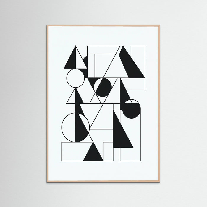 Rose Wood Art Print Beige