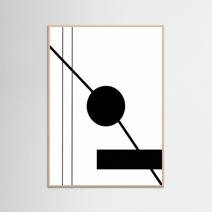 Rose Wood Art Print Beige