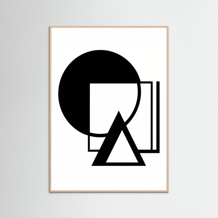 Rose Wood Art Print Beige