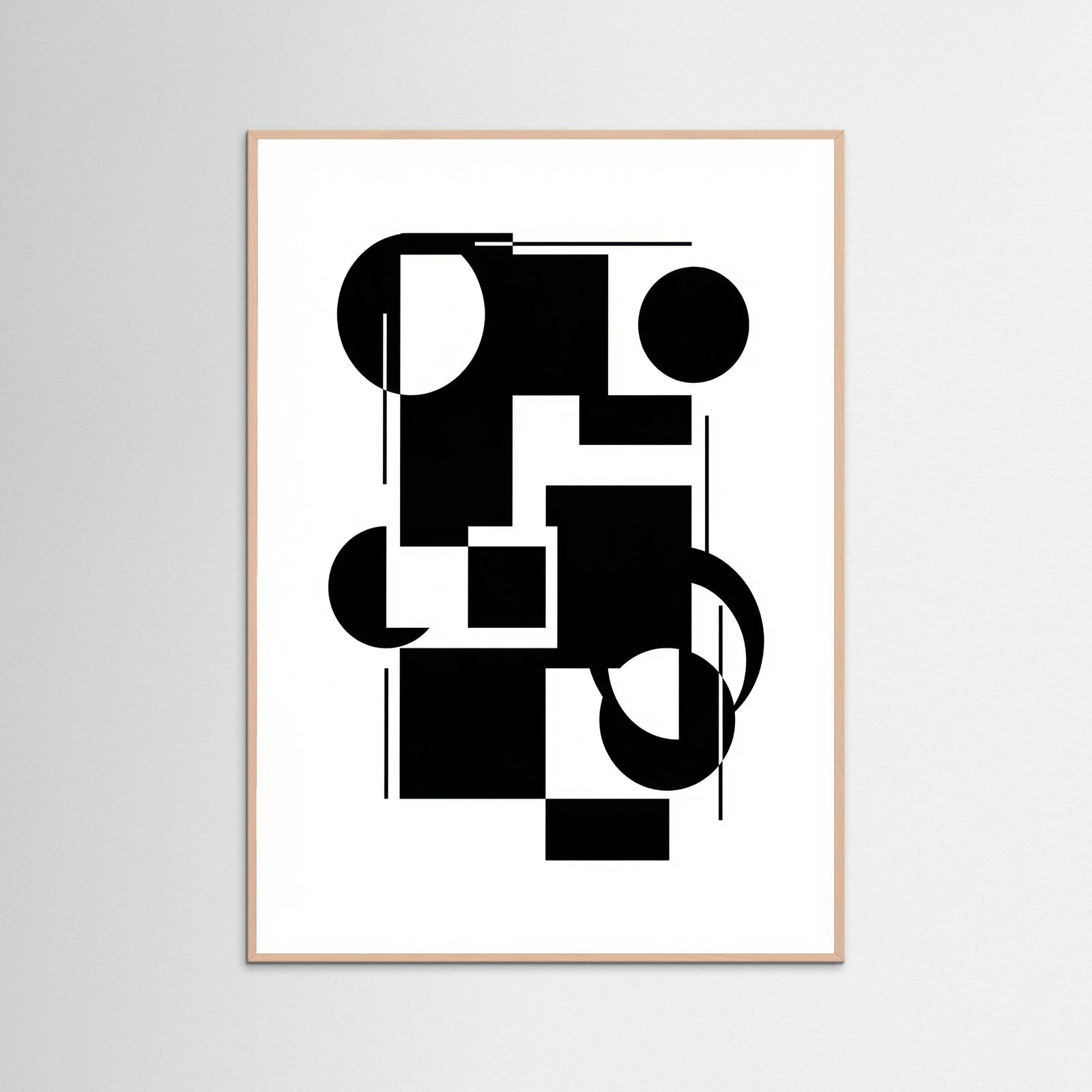 Rose Wood Art Print Beige