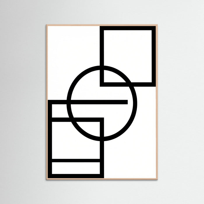 Rose Wood Art Print Beige