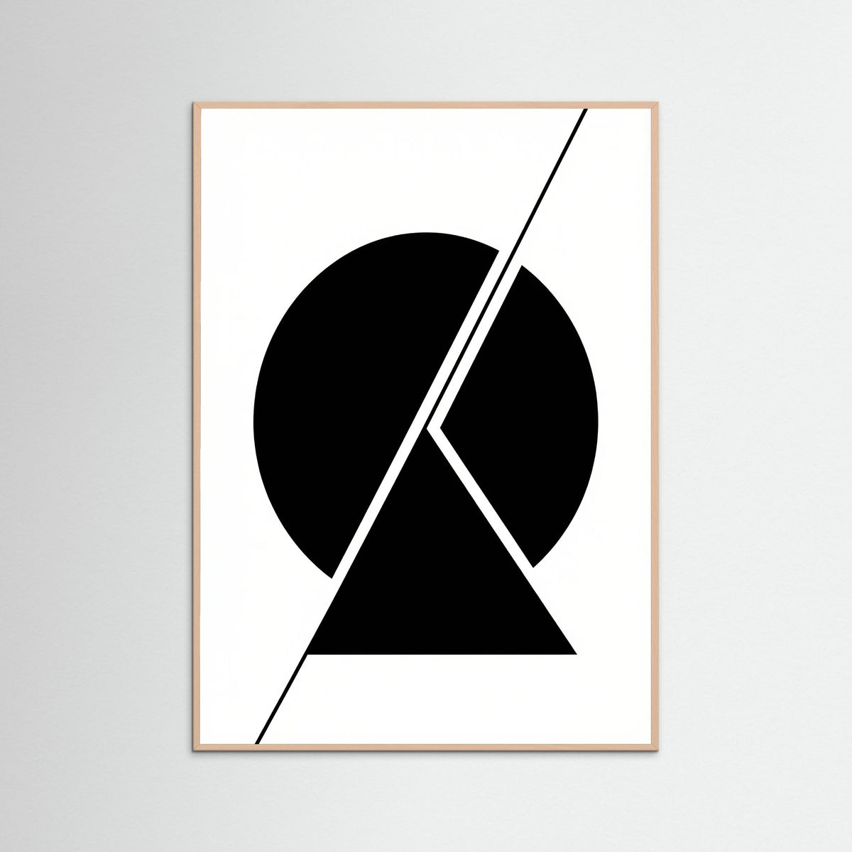 Rose Wood Art Print Beige