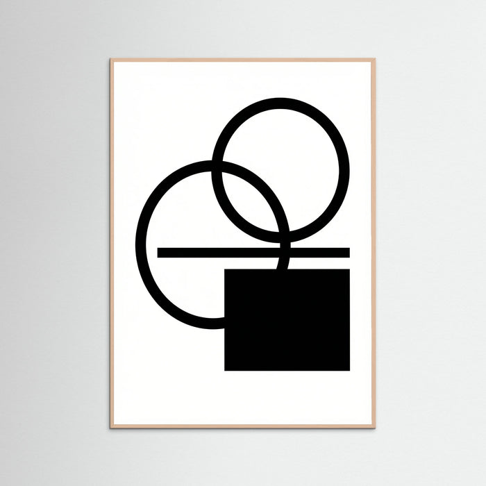 Rose Wood Art Print Beige