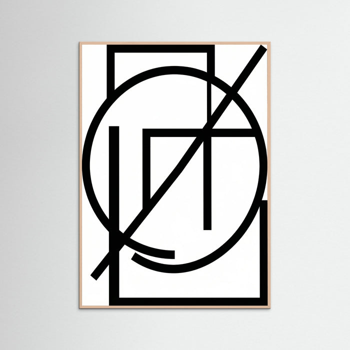 Rose Wood Art Print Beige