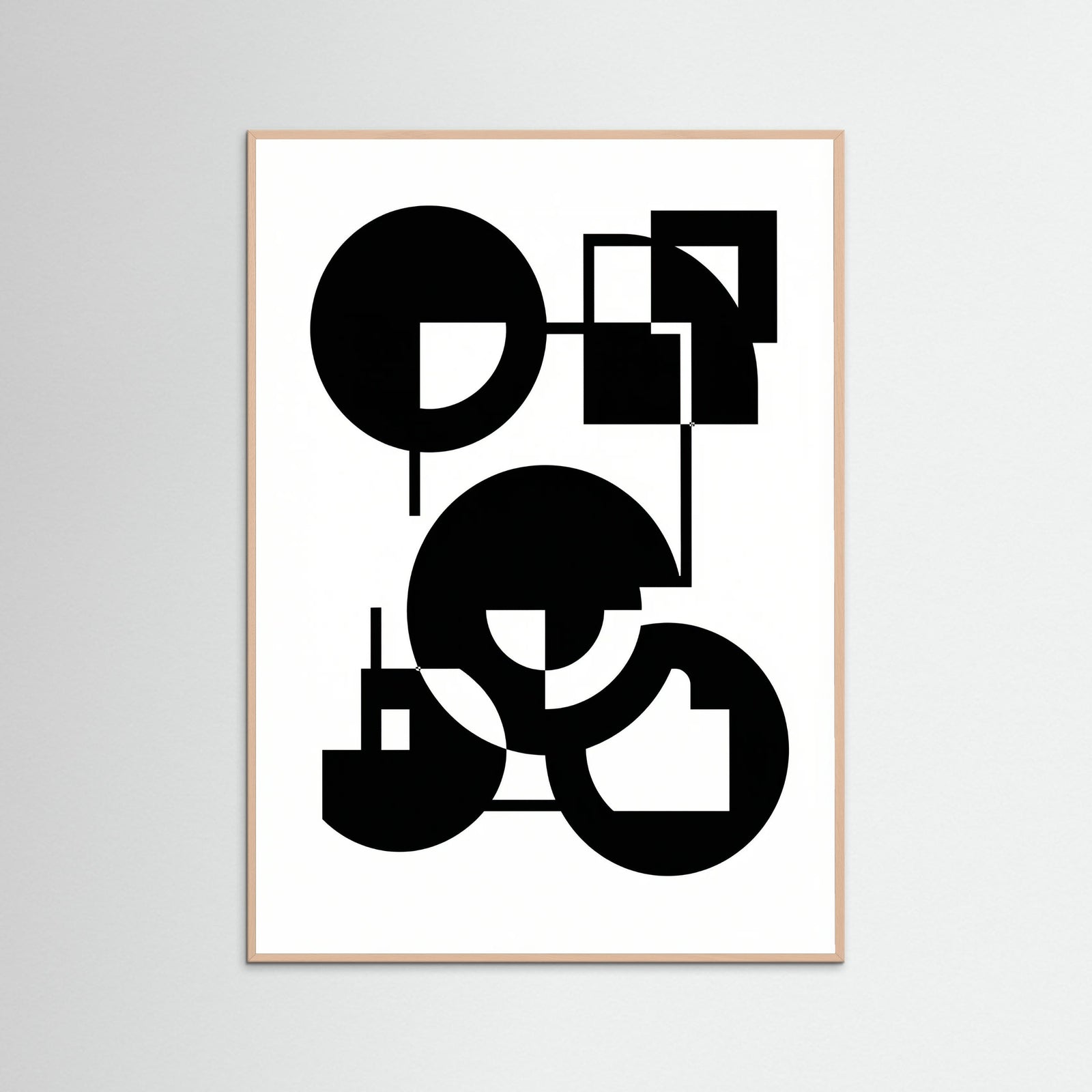 Rose Wood Art Print Beige