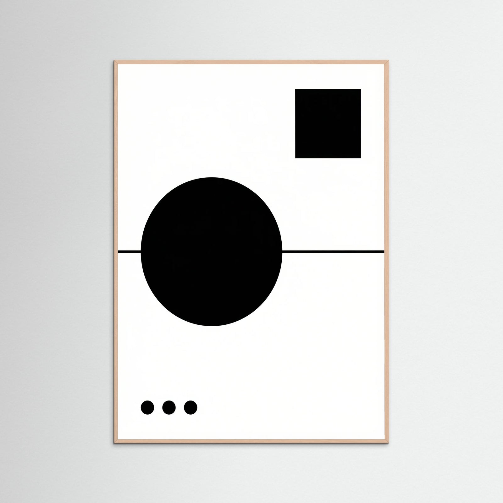 Rose Wood Art Print Beige