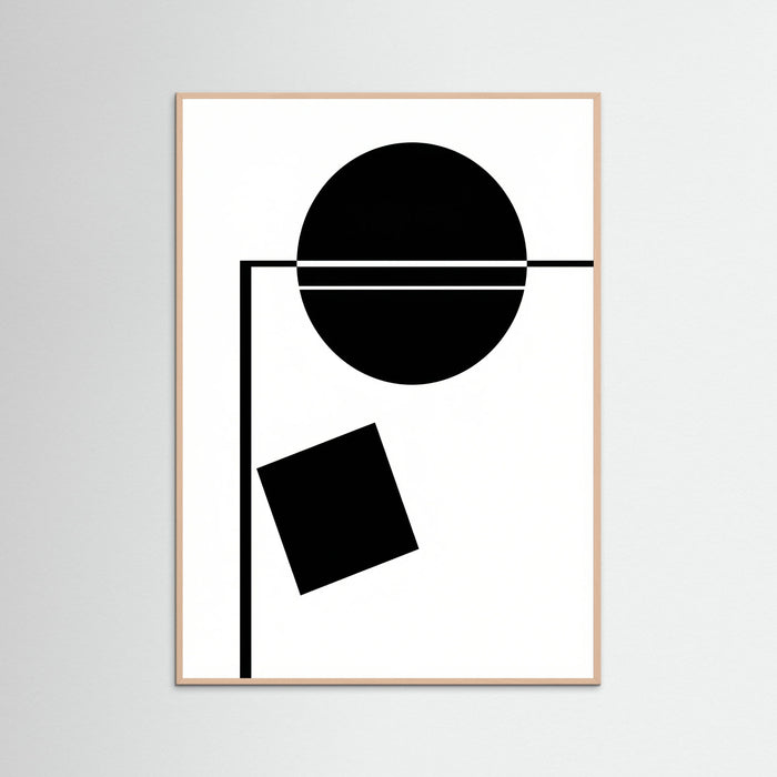 Rose Wood Art Print Beige