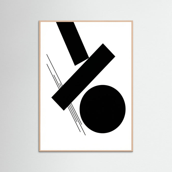 Rose Wood Art Print Beige