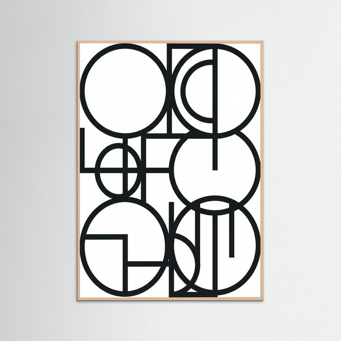 Rose Wood Art Print Beige