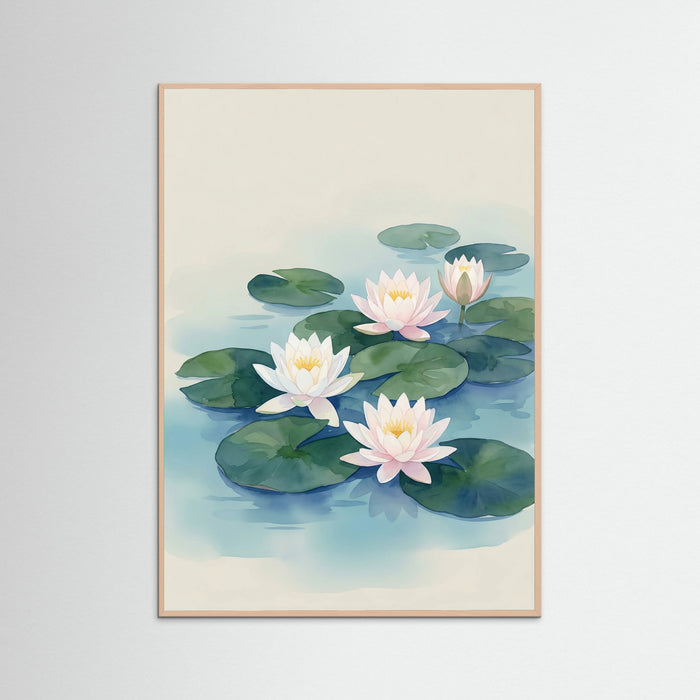 Rose Wood Azure Iris Bloom