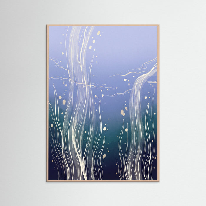 Rose Wood Azure Swirl