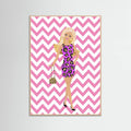 Barbie Zig Zag Poster – Poster und Kunstdruck