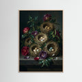 Rose Wood Baroque Floral Opulence