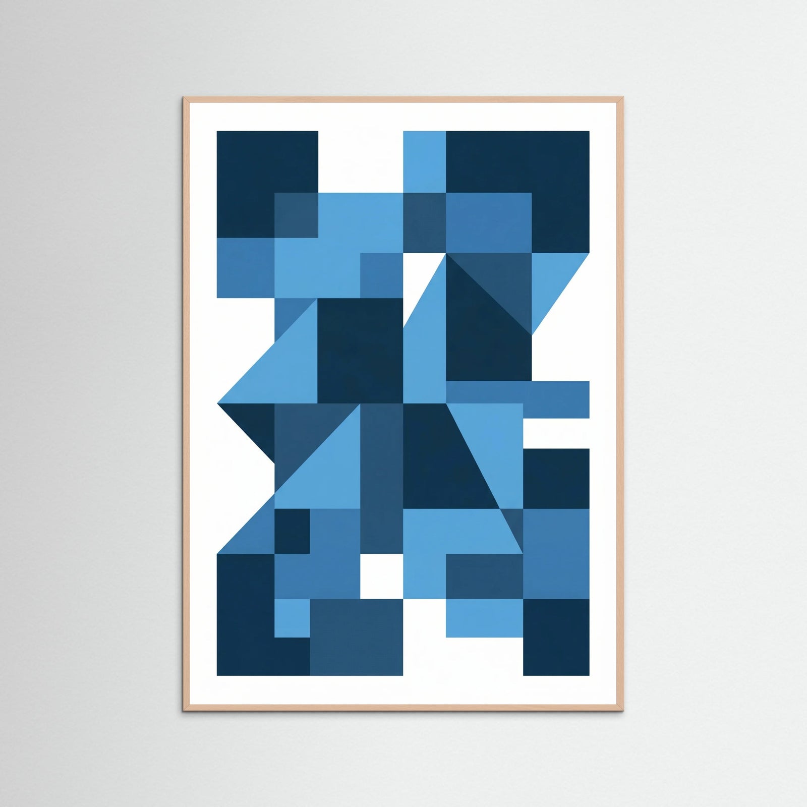 Rose Wood Bauhaus Blue Depths