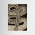 Beige strokes no 4 Poster – Poster und Kunstdruck